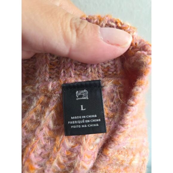 Scoth & Soda Women Pink Knit Alpaca Blend Crew Neck Pullover Sweater size Large - Picture 6 of 8